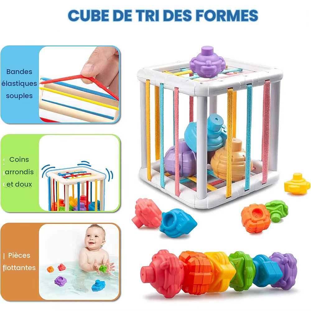 Coffret Jouets Montessori 6 en 1 pour Bébé