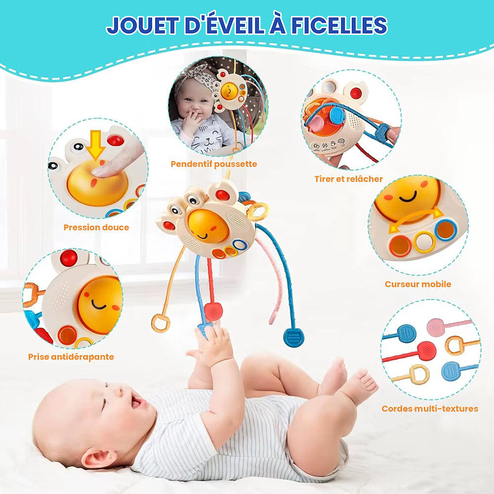 Coffret Jouets Montessori 6 en 1 pour Bébé