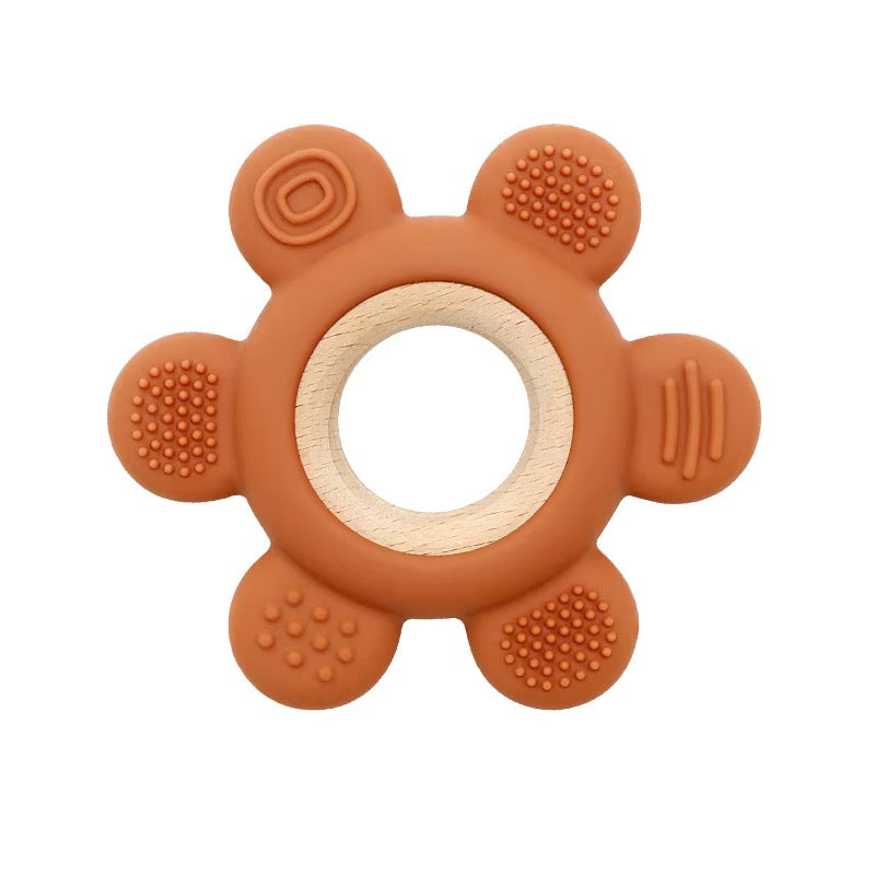 Anneau de Dentition Fleur