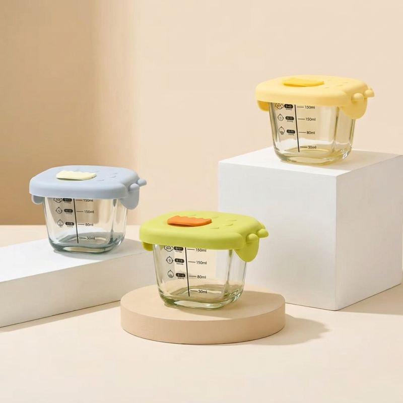3 Pots de Conservation en Verre